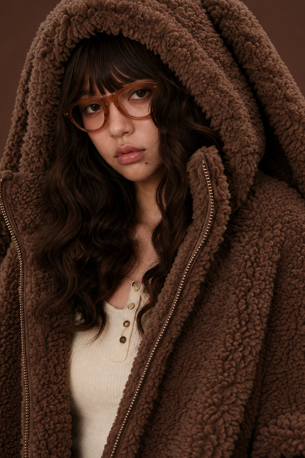TEDDY FLEECE HOODIE